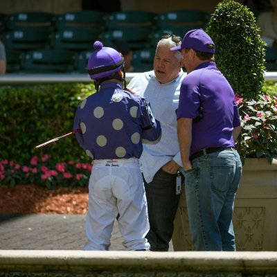 RiddenOut's profile picture. Dodgers, thoroghbreds, dogs, 5 people.