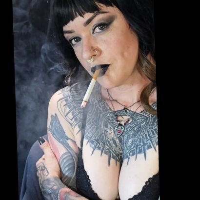 SmokingLace's profile picture. Smoking goth baddie making content since 2012. Filmmaker. Shapeshifter. Expensive tastes.
