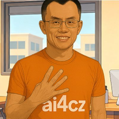 ai4cz_binance's profile picture. AI 🔶 CZ 
(人工智慧四趙長鵬)