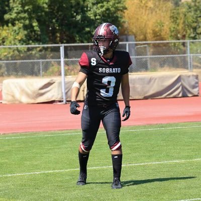 JacobSorre84319's profile picture. 2026 WR/CB Ann Sobrato High School       5’8” 165lbs                                                                3.52 GPA