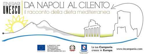 Itinerari Unesco: da Napoli al Cilento il racconto della Dieta Mediterranea. 
 POR Campania 2007-2013.Asse I - Ob.specifico 1d - Ob. op. 1.9.