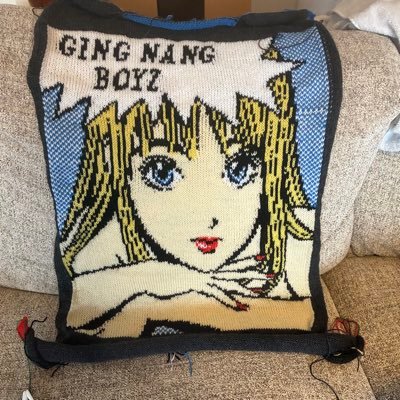 編み物(模様編み)の作成過程を載せる予定　イラストも趣味