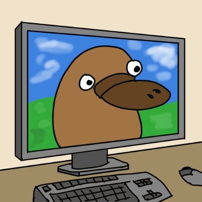 platyputer's profile picture. A silly little platypus stuck in a computer.
I make and post the nonsense that pops into my head.