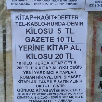 AliGndz58495241's profile picture. Ali Gündüz.gazeteci yazar şair-   
                   Gündüz kitabevi -sahaf. 
Kitap al-sat değiştir. Demetevler Ankara