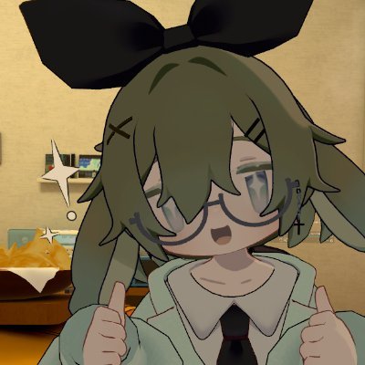 matchalove_vrc's profile picture. VRC兼お絵描き用アカウントです。緑髪のうささきが目印。12月からのイベント開催に向け、マダミスワールド作成中👷‍♂️