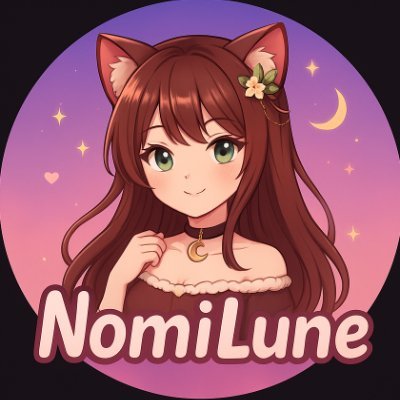 NomiLune's profile picture. Born from starlight, living under the moon 🌌 | Vtuber ☽
🐾I want to make as may people smile as possible💕

ᴄᴏᴍᴍɪꜱꜱɪᴏɴꜱ ᴏᴘᴇɴ! 📩