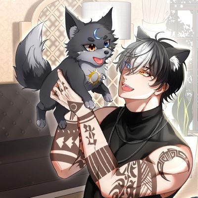 _Kaibo_'s profile picture. Hello im Kaibo!! Im a Celestial lone Wolf VTuber ☀️🌙🐺, I mainly stream horror and FPS

Discord: https://t.co/aviKXP6OMq