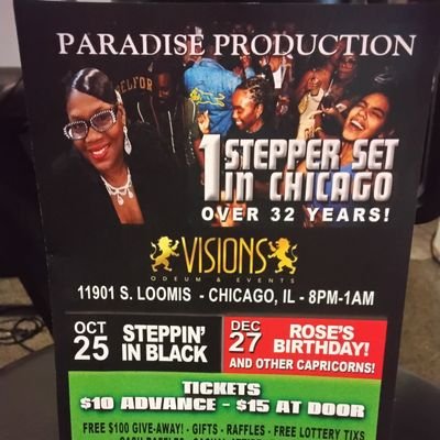 HAIR  STYLIST 😷💺/
HOST ONE OF THE # 1 STEPPER SET IN CHICAGO 👠💃🏾📿💄🕴🎩👔👞 @ VISIONS 11901 S. LOOMIS 8PM-1AM   773-593-4293