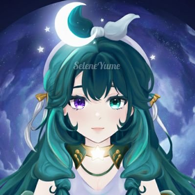 SeleneYume's profile picture. My fans call me Lumi! too sleepy for the Moon, so I stream chaotic games on Earth. Debut soon!! (˶ᵔ ᵕ ᵔ˶) Art | she/ her.