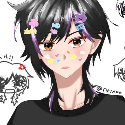 rlesnaa's profile picture. IDN/ENG (still learning) || 17 || draw ocs and fanart || kadang main enstar jugaa ⚜️ || homophobic dni ||  introverted+low chat 😞☝️