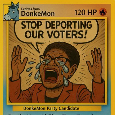 DonkeMonCom's profile picture. DonkeMon Cards on the Solana blockchain represent comedic political satire.