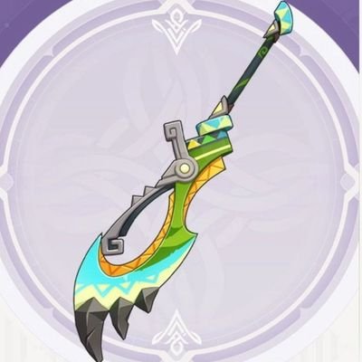 A daily account dedicated to fruitful hook, a claymore type weapon from Genshin Impact! my main is @xingmingcentral