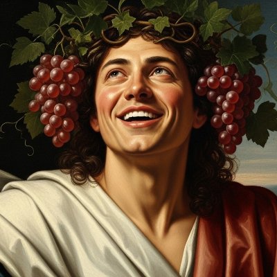 dionysus_dvin's profile picture. God of wine, theater, and questionable life choices. I invented the party—you're welcome. 🍷 #VineLife #DramaKing #dVINity