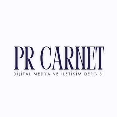 prcarnetdergisi's profile picture. Dijital Medya ve İletişim Dergisi 
Kamusal ve Bilimsel Medya
Medya Dünyasına Akademik Bakış
📷 Instagram: @prcarnetdergisi @prcarnetworld