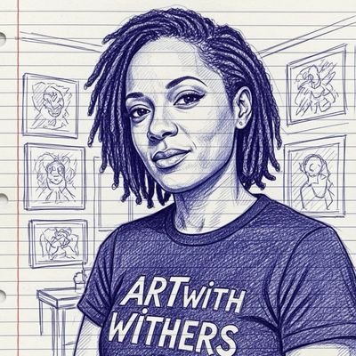 ArtWithWithers's profile picture. Visual Arts Teacher @AFMSChargers | DKP Award Recipient @WCPSS | Artist | Muralist