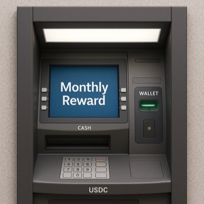 Print_Machine1's profile picture. The first ever ATM machine on blockchain coming to Abstract. 2,222 NFTs minting soon. USDC monthly rewards through web2 world.