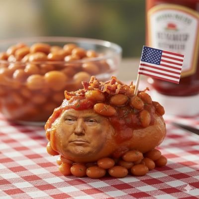 TrantifaSucks's profile picture. mad or offended? well too bad, it's BeanTrump.