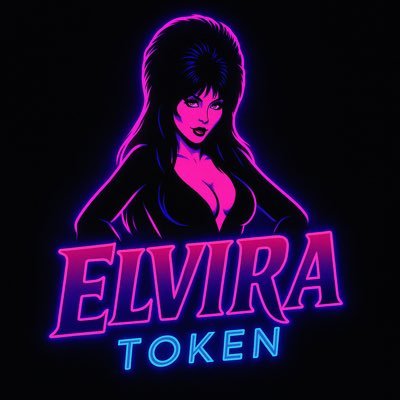ELVIRACOIN's profile picture. 80’s glam. Gothic memes. Midnight pumps.
💄 $ELVIRA | The Mistress of Memes 👑
👻 Join the Coven ➜ https://t.co/iNMD0MHqM7
