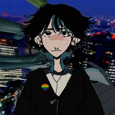movinglikezombi's profile picture. im a pansexual guy. pfp by chicken.nuggts on picrew.