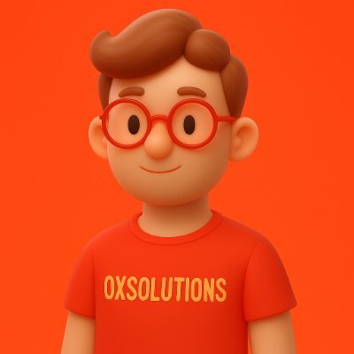 0xSolutions's profile picture. Web3 & Blockchain Enthusiast  |  Providing solutions & value, one chain at a time ⧠