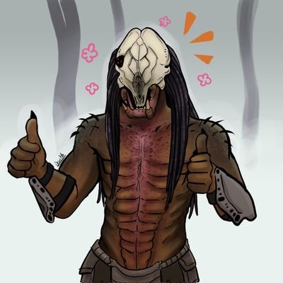 Oneuglymotherf's profile picture. Diehard fan of predator franchise/gamer/nerd/addicted to Warframe the best game/draws yautjas/Pfp borrowed by @ch1naweee
Feral enjoyer also known as Cold