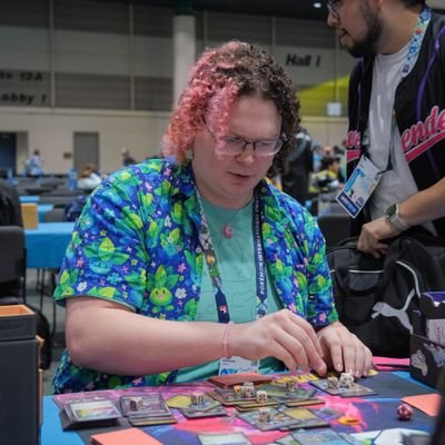 Vilegrin's profile picture. They/Them | Socialist | Aspiring Pokémon Champion | Fan of TCGs | Certified Nerd | 170/??? 🧀🍕