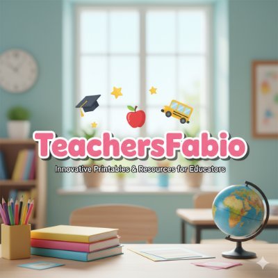 TeachersFabio's profile picture. Kids’ entertainer creating creative learning printables 🌈 Fabio | 41 🎭 Animatore & assistente al sostegno. Creo file digitali educativi per bambini 💛