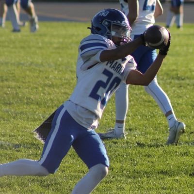 ApolloMill_2029's profile picture. 5’6 137 l RB/Slot/FS l Marian High School (IN) l  Email: apollomiller2@gmail.com l Class Of 2029 l 100M: 11.6 200M: 24.6 Long jump: 18’6