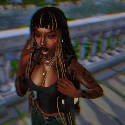 hysteriasims's profile picture. my sims • 27 • lesbian • alt shit and metal RPs @sluggrl666 & @p0rnst4rrrrr