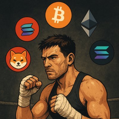 Boxer_of_Coins's profile picture. I box IRL & in the trenches.
3 bear markets survivor | Low cap #Memes & alt hunter 📈 | My tweets are Not Financial Advice.