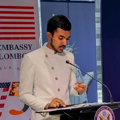 MDulnim's profile picture. 22 Y/O
A Youth Ambassador and a National Advisory Coordinator for SriLanka United Nations Friendship Organization, Global Federation

#ActionForSDGs
#SDGYNSL