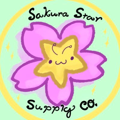 Sakurastarmerch's profile picture. Official merch for @sakurastaardust and @sakurastarvtuber 🌸✨ Lots of cute + silly stuff over here also!!!!