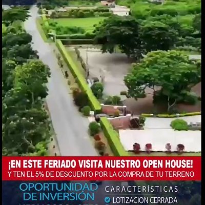 Energiasolarec's profile picture. TERRENOS en Santa Elena a 5 minutos del mar  DESD $18.000,00💰
CAMPO Y MAR CON SEGURIDAD, TRANQUILIDAD Y TODAS LAS COMODIDADES DE LA CIUDAD  🌅🌴
0991500286