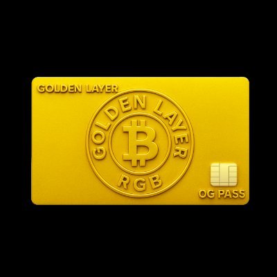 TheGoldenLayer's profile picture. Forged from the origins of Bitcoin and reborn within the #RGB spectrum, this one-of-one Golden Layer stands as a tribute to the true OGs. #TheGoldenLayer