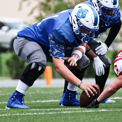 JayCarrollOL28's profile picture. Class of 2028, Varsity Center, 6’ tall 220lbs, Mulberry High School, 3.2 GPA.