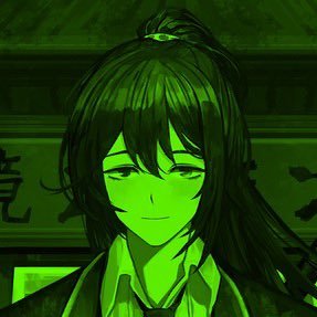 TheGreenHaze14's profile picture. “Waow! So green! 💚” Absolute Gluttony Resonance. Kindness leads my way. Parody Account.
