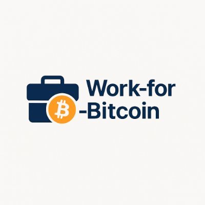 workforbtc's profile picture. The best talent deserves the best money. Follow for Bitcoin jobs or earnings.