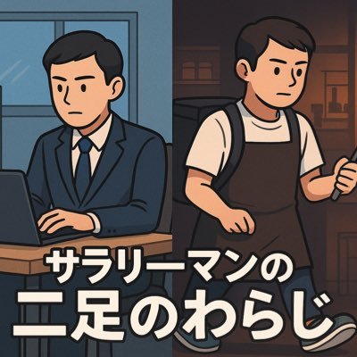 jSLMF0CK7A5CRWx's profile picture. 昼はスーツ、夜はエプロン。 会社の名刺より、夜の自分が本当の顔。 「サラリーマンの二足のわらじ」——現実と夢の間で生きる、そんな人たちのリアルをつぶやくアカウント。