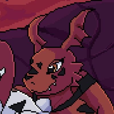 Breadinomon's profile picture. Heheheh~! Hey there~ I'm Guilmon...but not what were you expecting hmm~ Minors DNI/18+ Account/RP Account
Wife of @caballokaiser