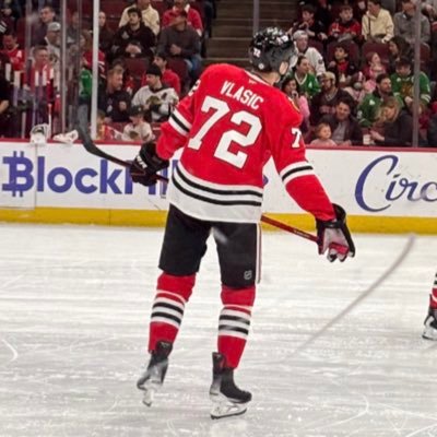 captnvlas72's profile picture. lukas reichel truther | best friends with quinn hughes and oscar piastri (real). #Blackhawks #GetFranked 😎 #wkfc #kindanasty | @CaptnPickles72