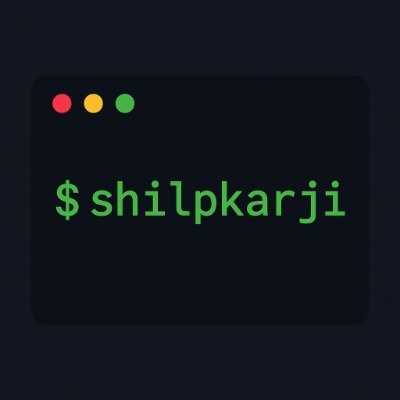 shilpkarji99132's profile picture. MERN Stack Dev | Turning coffee into code ☕ | Sharing my dev journey, projects & lessons 💻