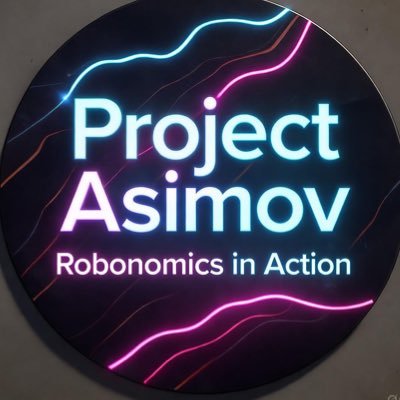ProjectAsimov's profile picture. Robots + SoundMoney + UBI - Hopium = Robonomics: Tesla builds the bots, Elon sells them, but Robonomics will pay you every time one clocks in at your old job.