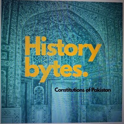 HistorybytesPak's profile picture. Exploring Pakistan's many-splendored Constitutions in byte sizes!