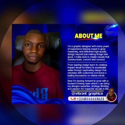 Newtongraphics1's profile picture. I’m a skilled graphic designer with deep expertise in CorelDRAW, helping brands grow massively through creative and strategic visual design.