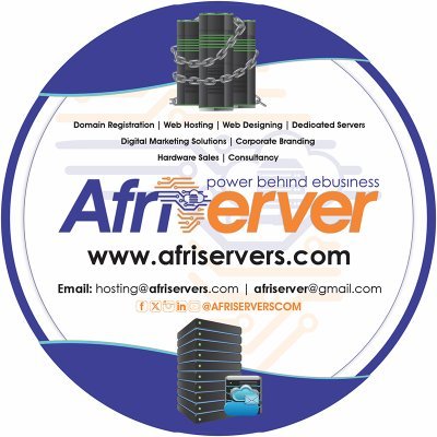 afriserverscom's profile picture. Powering Africa’s digital future 
Domains | Hosting | Cloud | Email | Web Solutions — all in one place.
Fast. Secure. Local. Global. 🌐 https://t.co/hANTyEw4Sh