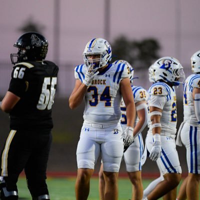 brettcannon_26's profile picture. Class of 2026 6’3 225 Defensive Tackle/Defensive End Brock Texas #34|cannonjohnny26@gmail.com|682-229-3553