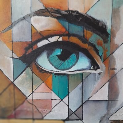 Iwidepiwi_'s profile picture. Contemporary artist exploring silence, geometry & motion.
Constructed Silence — painting meets life