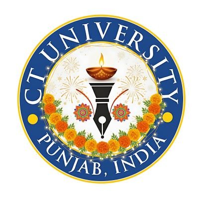 CT_University's profile picture. 🎓CT University | Ludhiana, Punjab
🌍Transforming Education•Transforming Lives📚Where Innovation Meets Excellence🚀💼