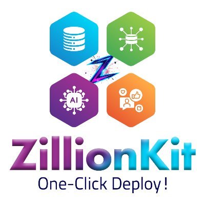 ZillionKit's profile picture. ZillionKit: One-Click Deploy!
Complete NPM and NuGet Backend Toolkit:
Database, Storage, AI, Social with One-Click Deploy including HTTPS hosting!