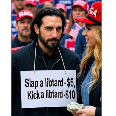 libshit4547's profile picture. Lifelong libtard who's sick of losing and accepts MAGA and Daddy Trump are right and will always win. #Trump2028